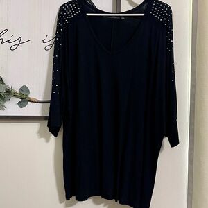 Apt. 9 V-Neck Blouse with longer dolman sleeves